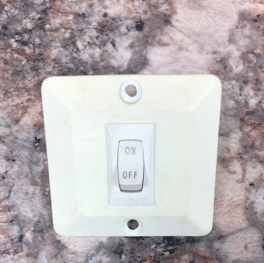 Used 12v RV Single Light Switch - Young Farts RV Parts