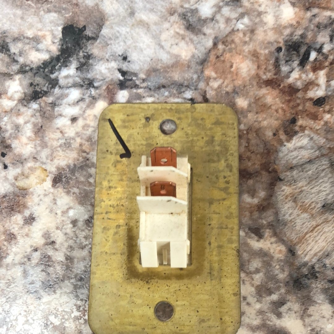 Used 12v RV Single Light Switch - Young Farts RV Parts