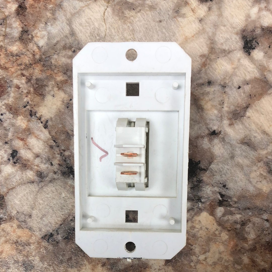 Used 12v RV Single Light Switch - Young Farts RV Parts