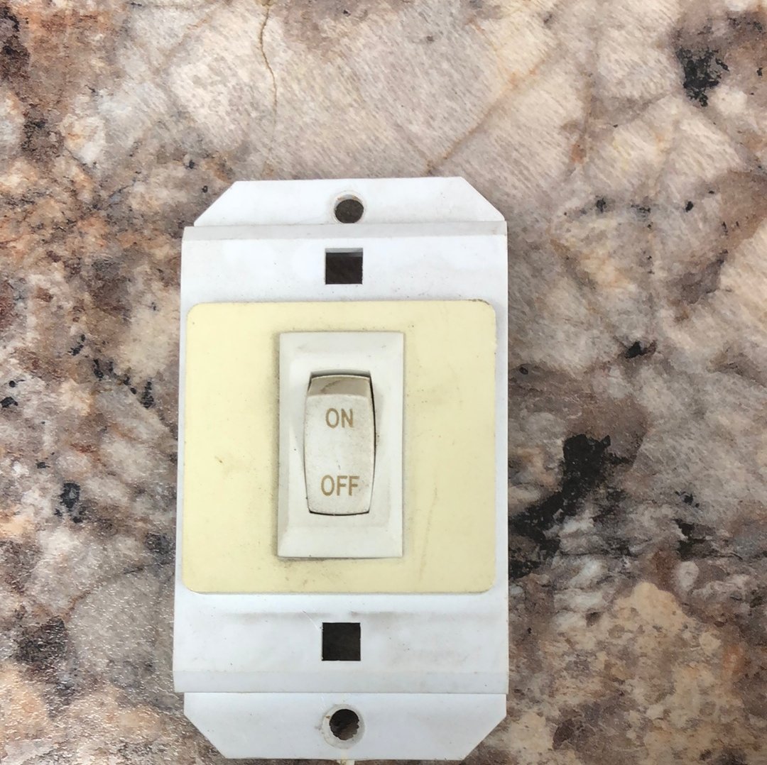 Used 12v RV Single Light Switch - Young Farts RV Parts