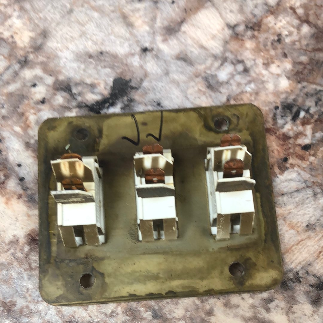 Used 12v RV Triple Light Switch - Young Farts RV Parts