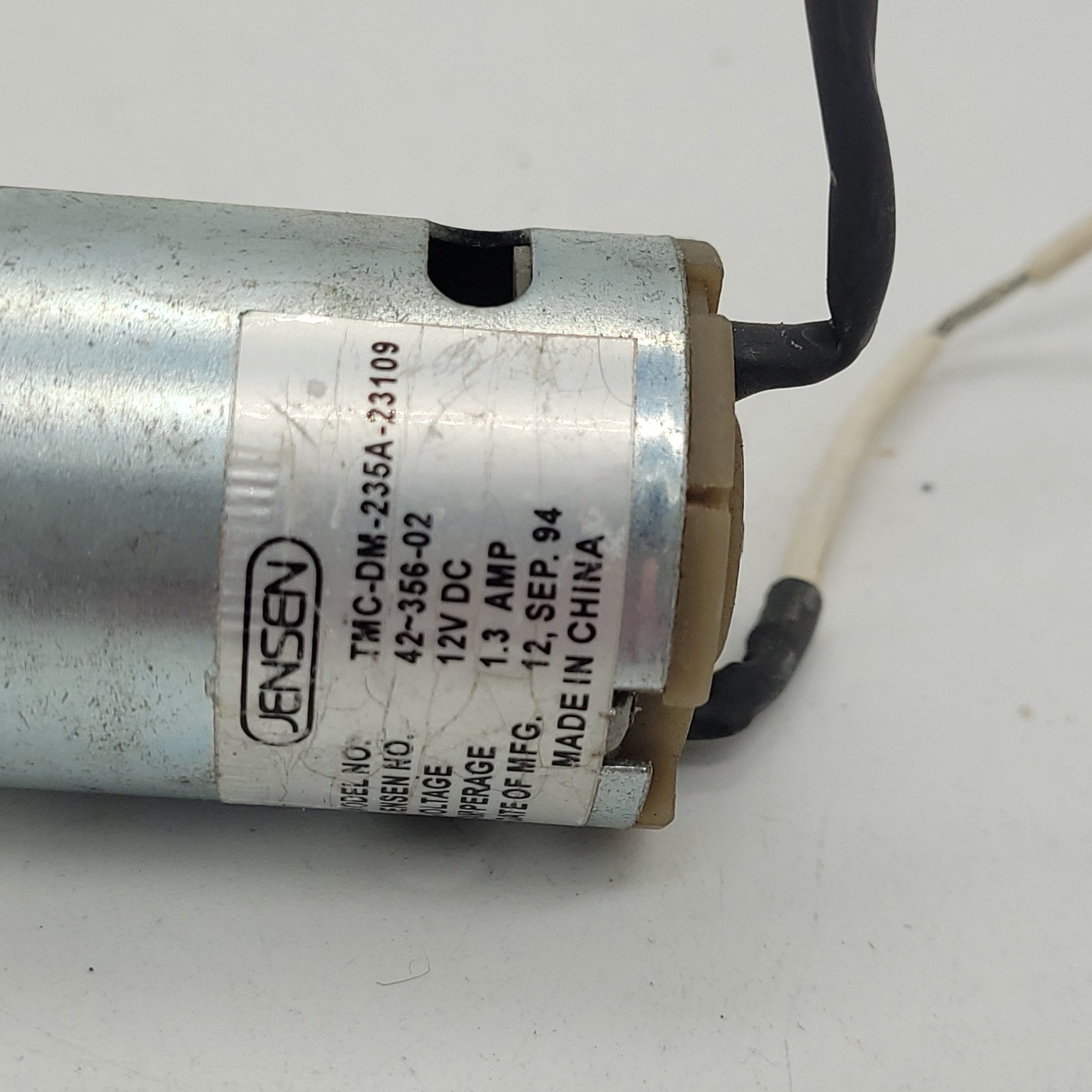 Used 12V Vent Motor JENSEN TMC-DM-235A-23109 - Young Farts RV Parts