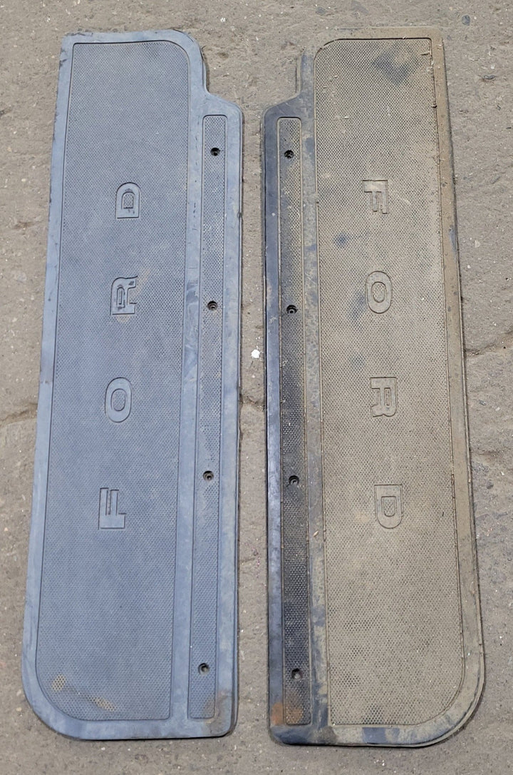 Used 1980 Ford Frontier Motorhome Side Step Panel Floor Mat- Set of 2 - Young Farts RV Parts