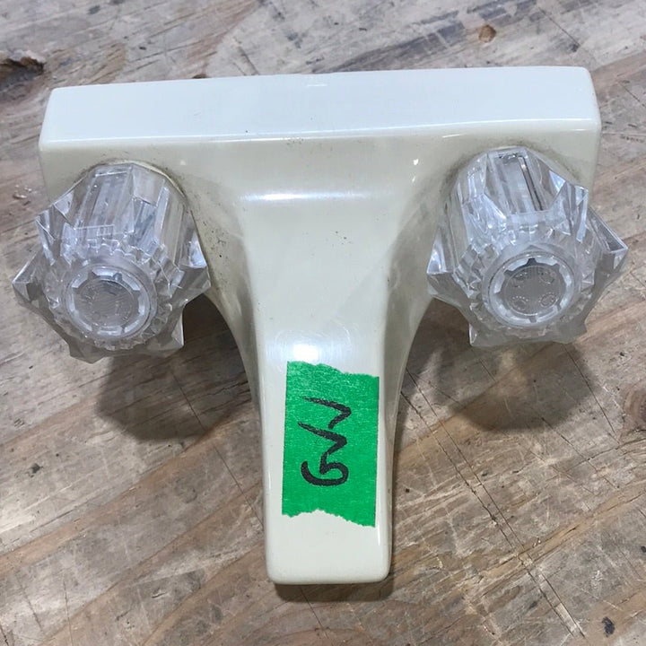 Used 4" Bathroom Faucet Bone - Young Farts RV Parts