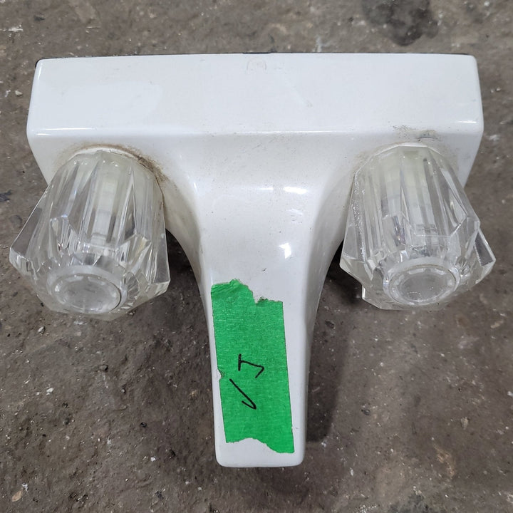 Used 4" Bathroom Faucet Bone - Young Farts RV Parts