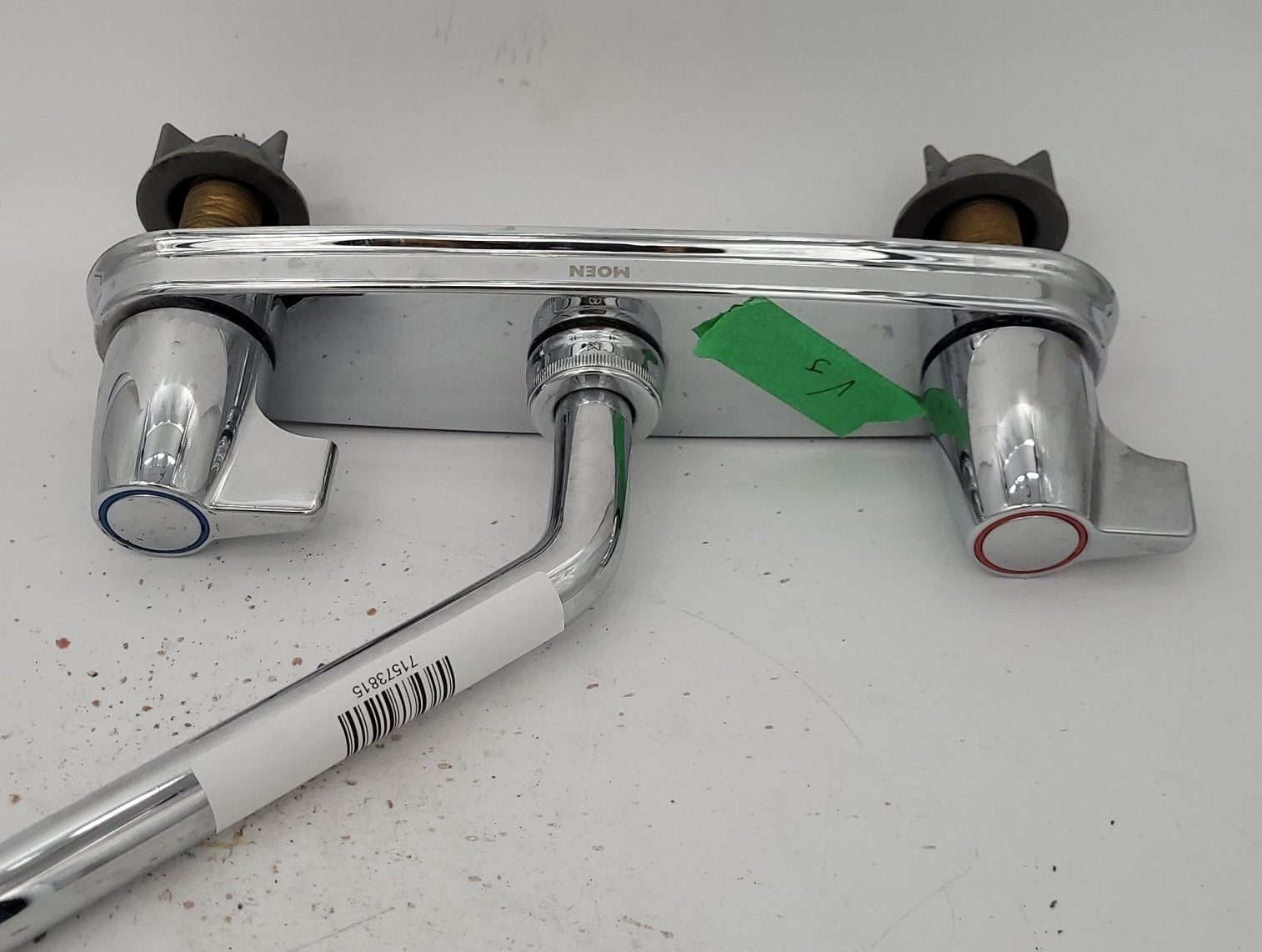 Used 8" Kitchen Faucet Chrome with Chrome Handles - Young Farts RV Parts