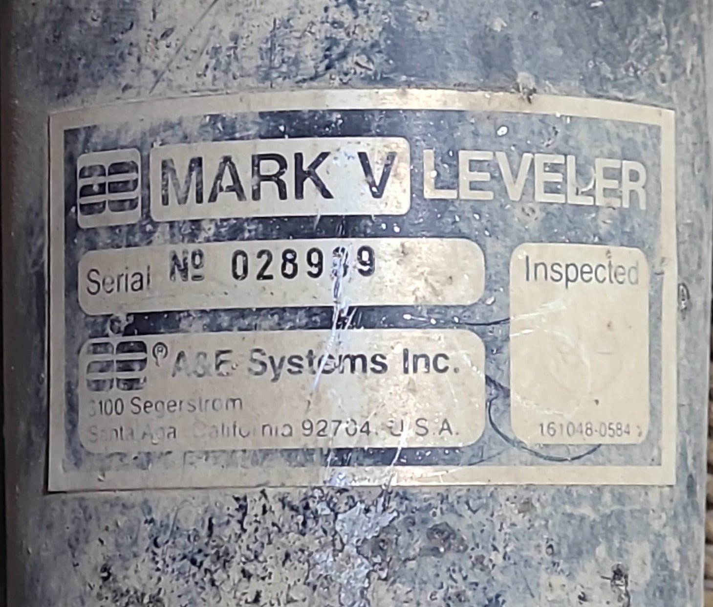 Used A&E Hydraulic levelling Jack Leg - MARK V - Young Farts RV Parts