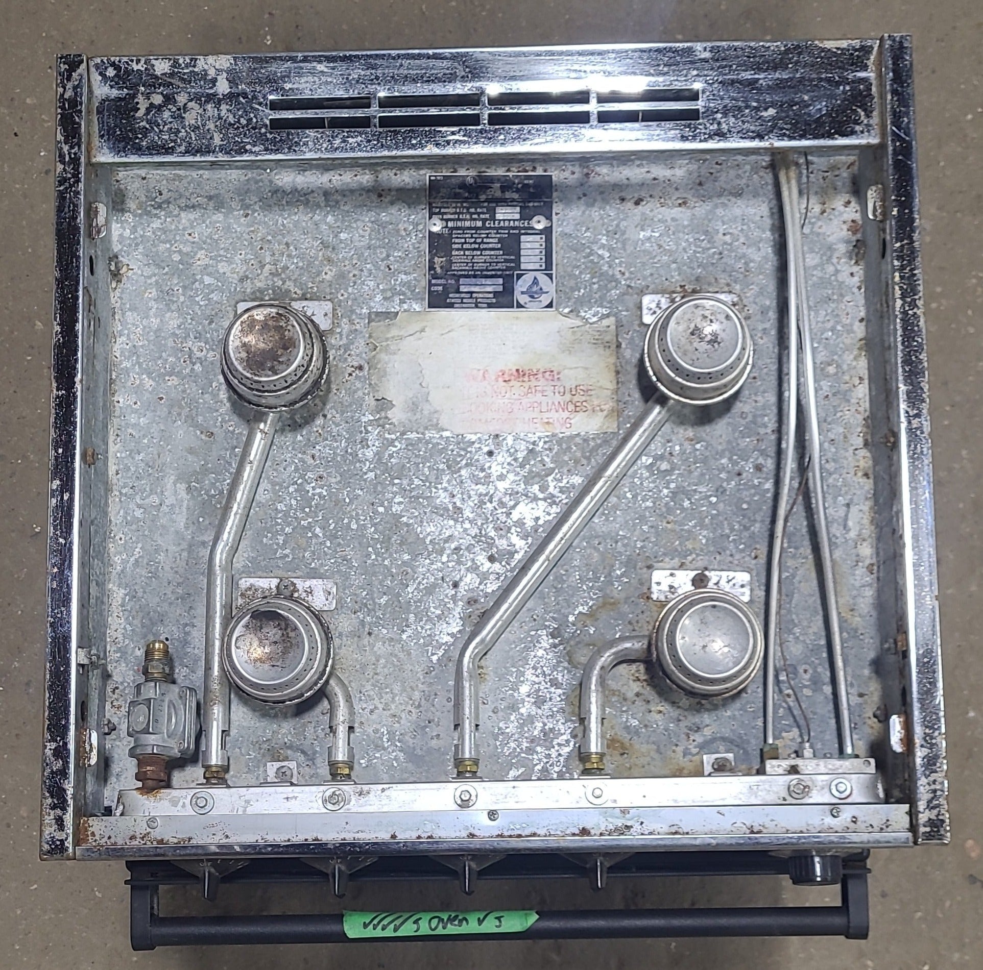 Used Atwood / Wedgewood Range Stove 4-Burner 21 1/4” H | R2140G - Young Farts RV Parts