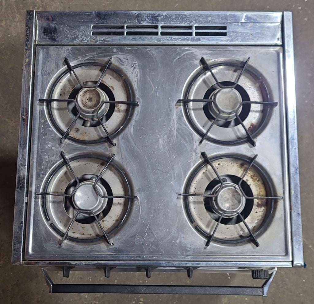 Used Atwood / Wedgewood range stove 4-burner Retro/ Vintage | T2150 BG - Young Farts RV Parts