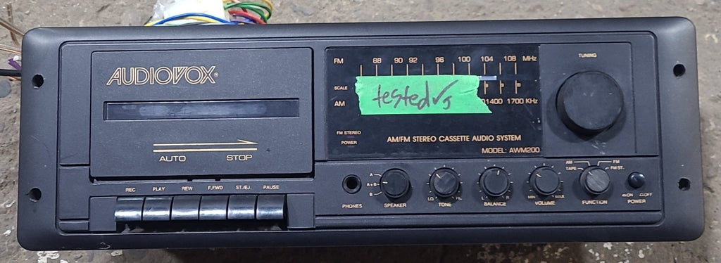 Used Audiovox RV radio AWM200 - Young Farts RV Parts