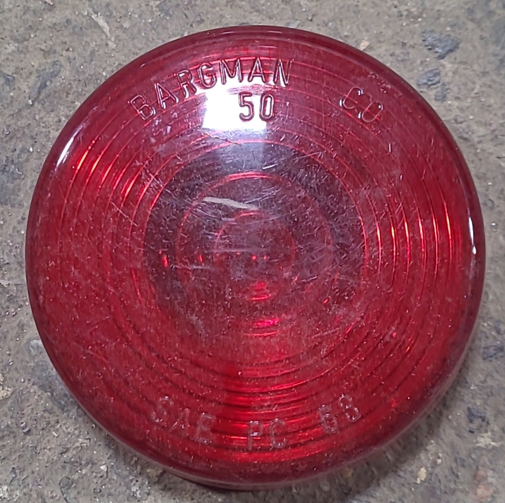Used Bargman 50 : SAE PC 68 Replacement Lens for Marker Light - Red - Young Farts RV Parts