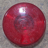 Used Bargman 50 : SAE PC 68 Replacement Lens for Marker Light -  Red