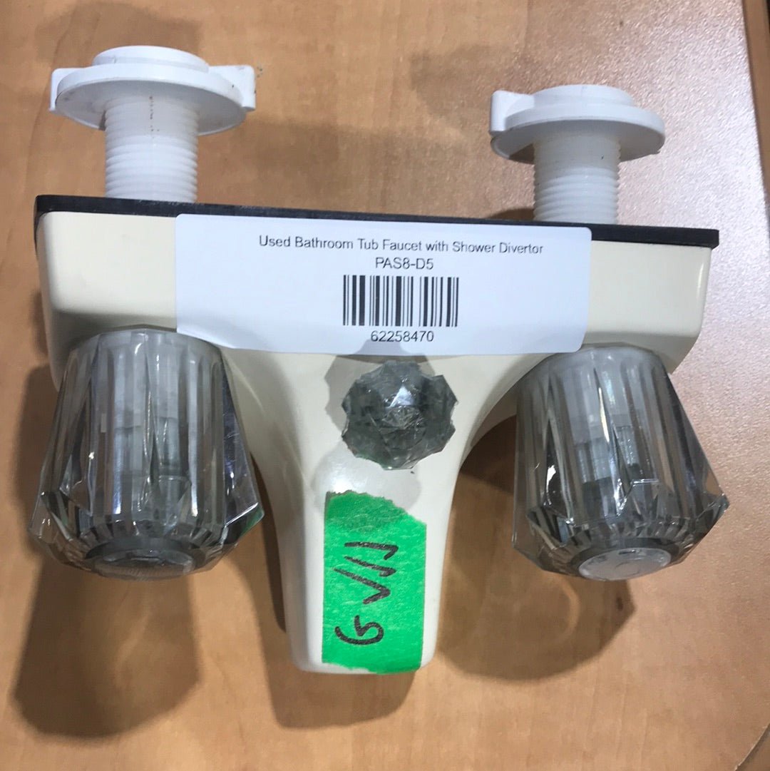 Used Bathroom Tub Faucet with Shower Divertor - Young Farts RV Parts