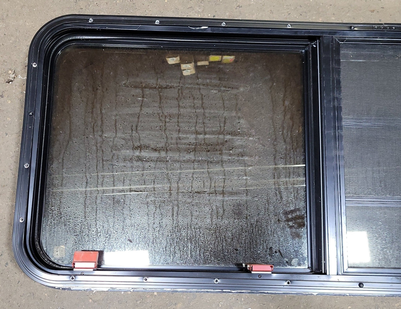 Used Black Radius Emergency Opening Window : 21 3/4
