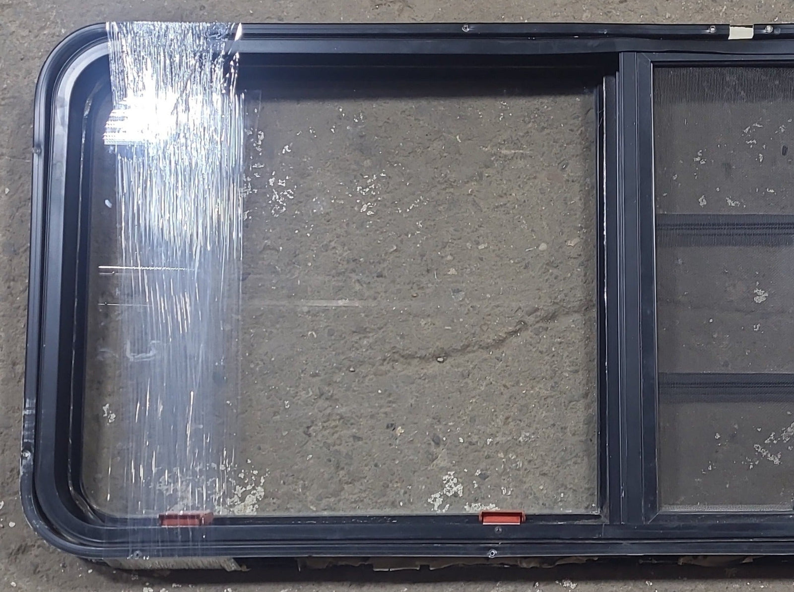 Used Black Radius Emergency Opening Window : 21 3/4