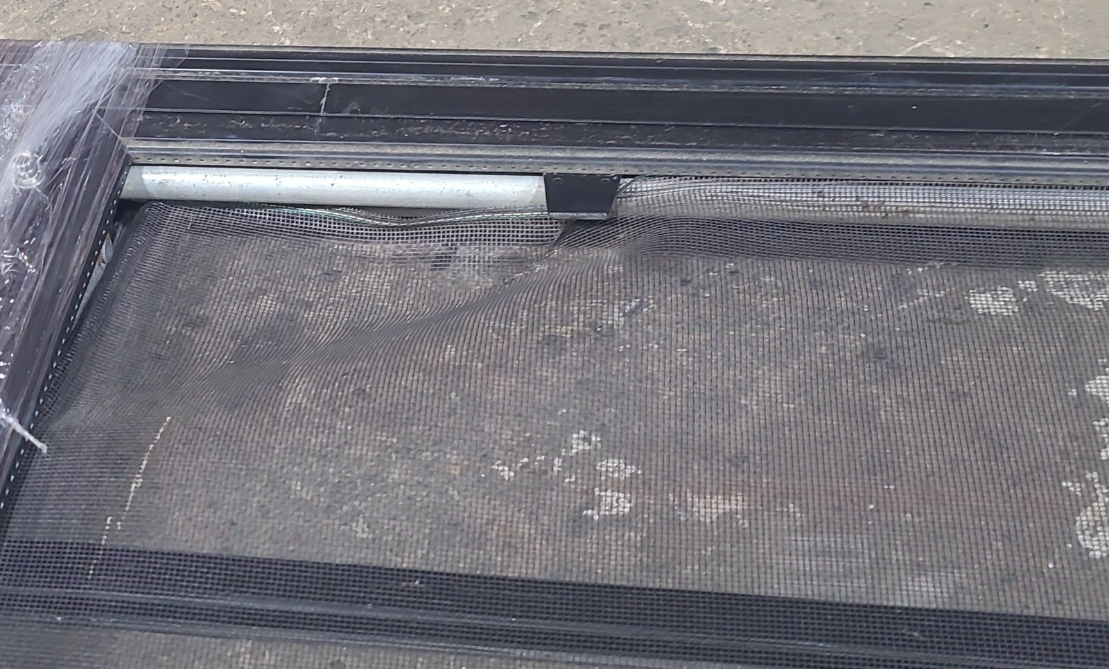 Used Black Radius Emergency Opening Window : 21 3/4