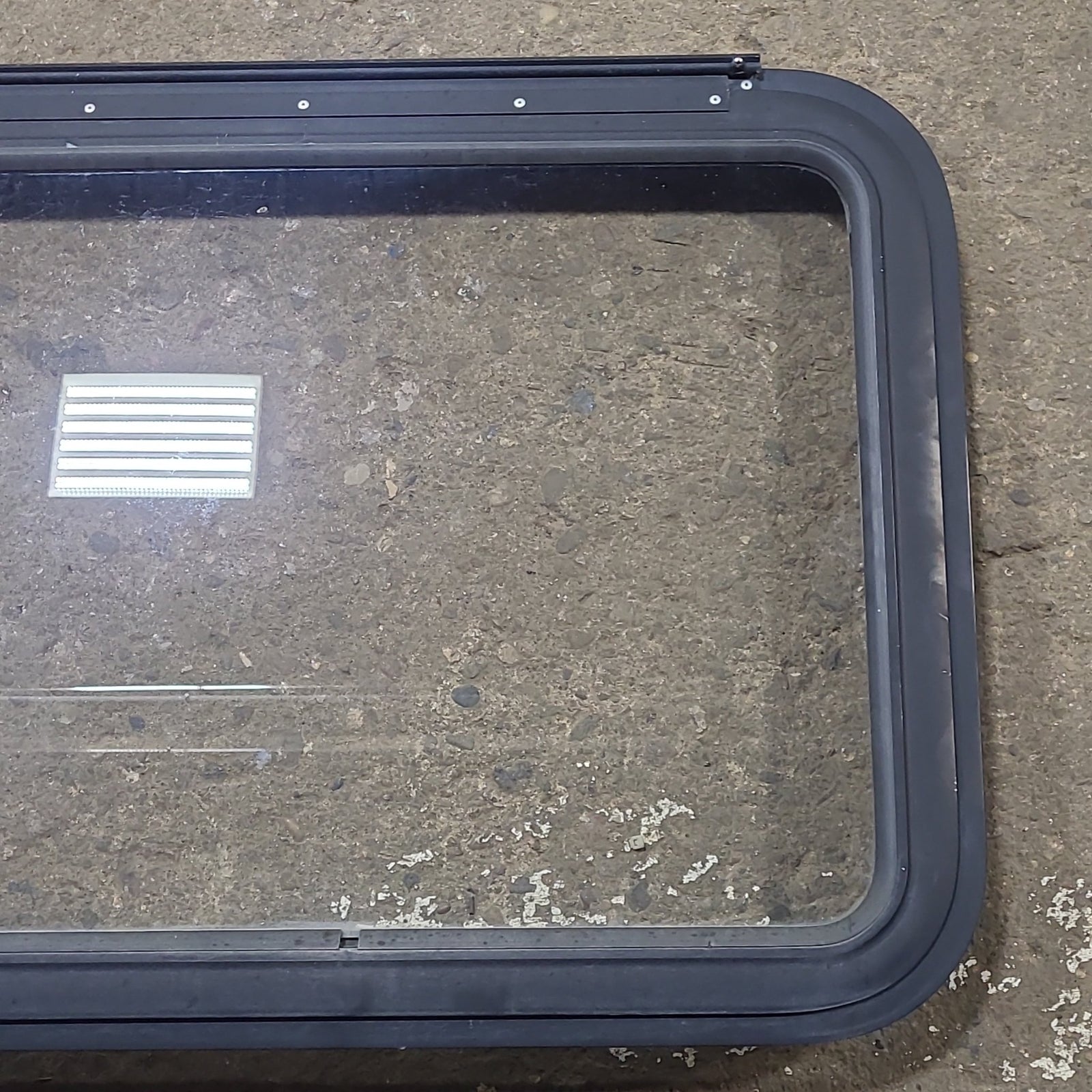 Used Black Radius Emergency Opening Window : 29 1/2