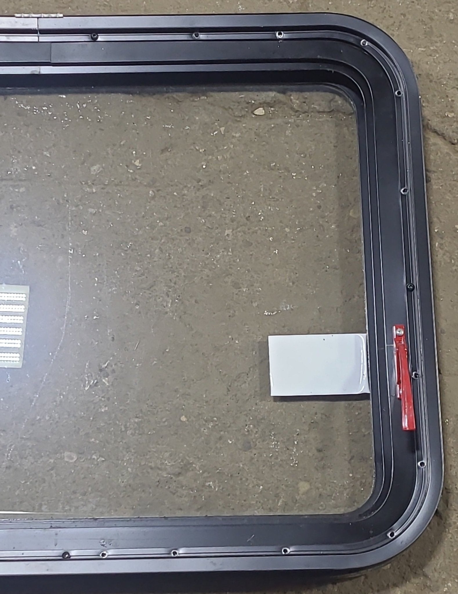 Used Black Radius Emergency Opening Window : 29 1/2