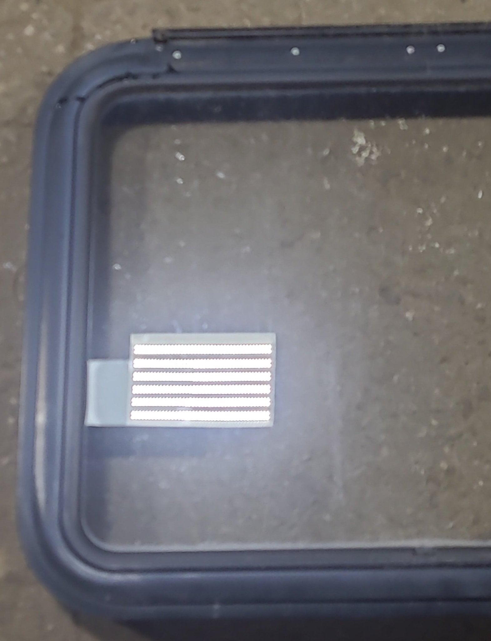 Used Black Radius Emergency Opening Window : 29 1/2