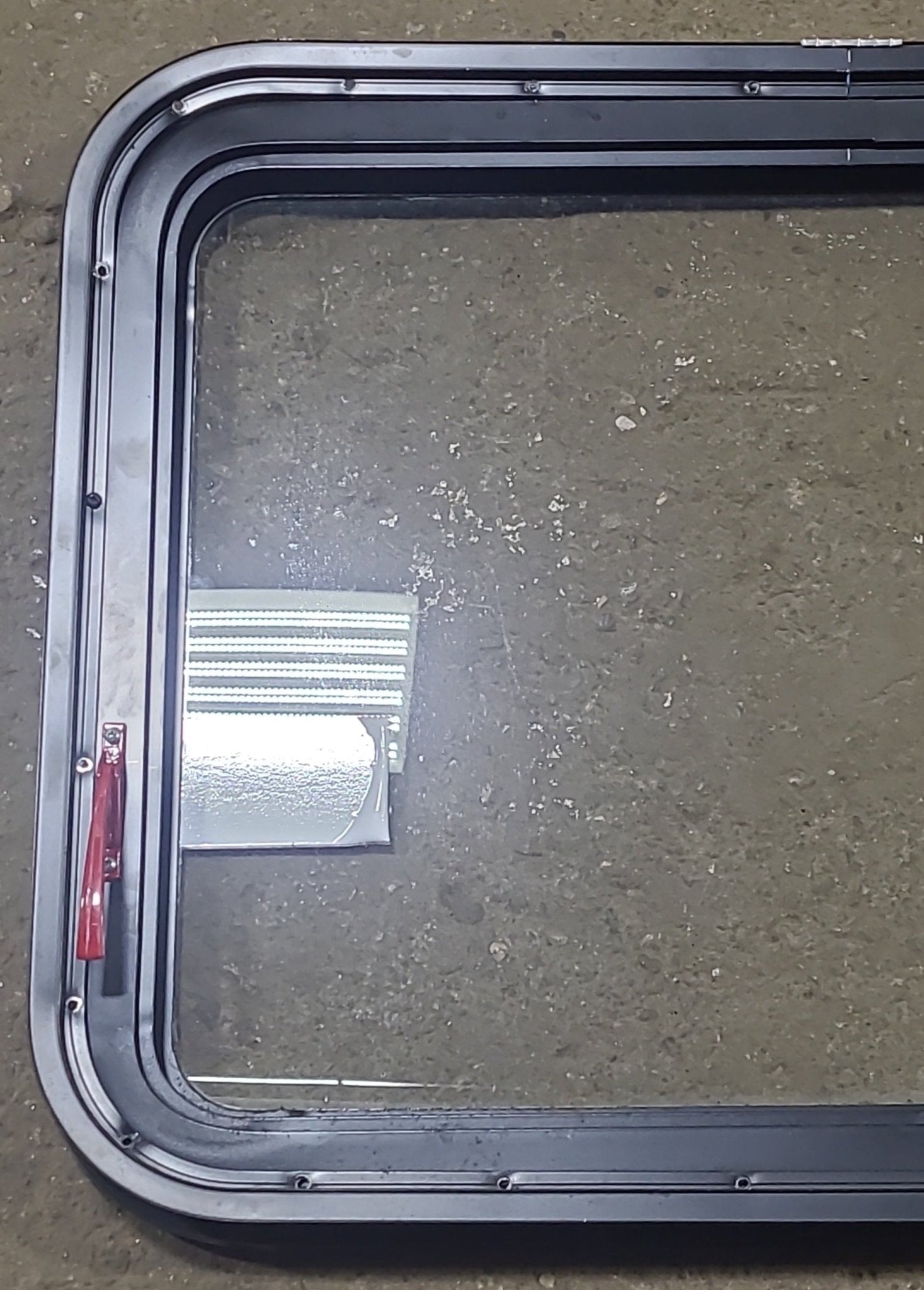 Used Black Radius Emergency Opening Window : 29 1/2