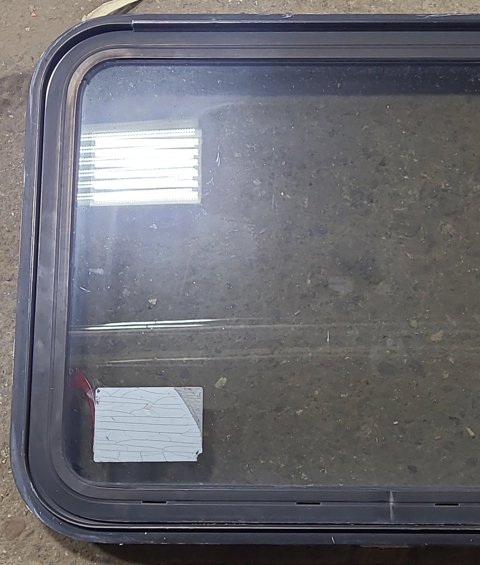 Used Black Radius Emergency Opening Window : 29 1/2