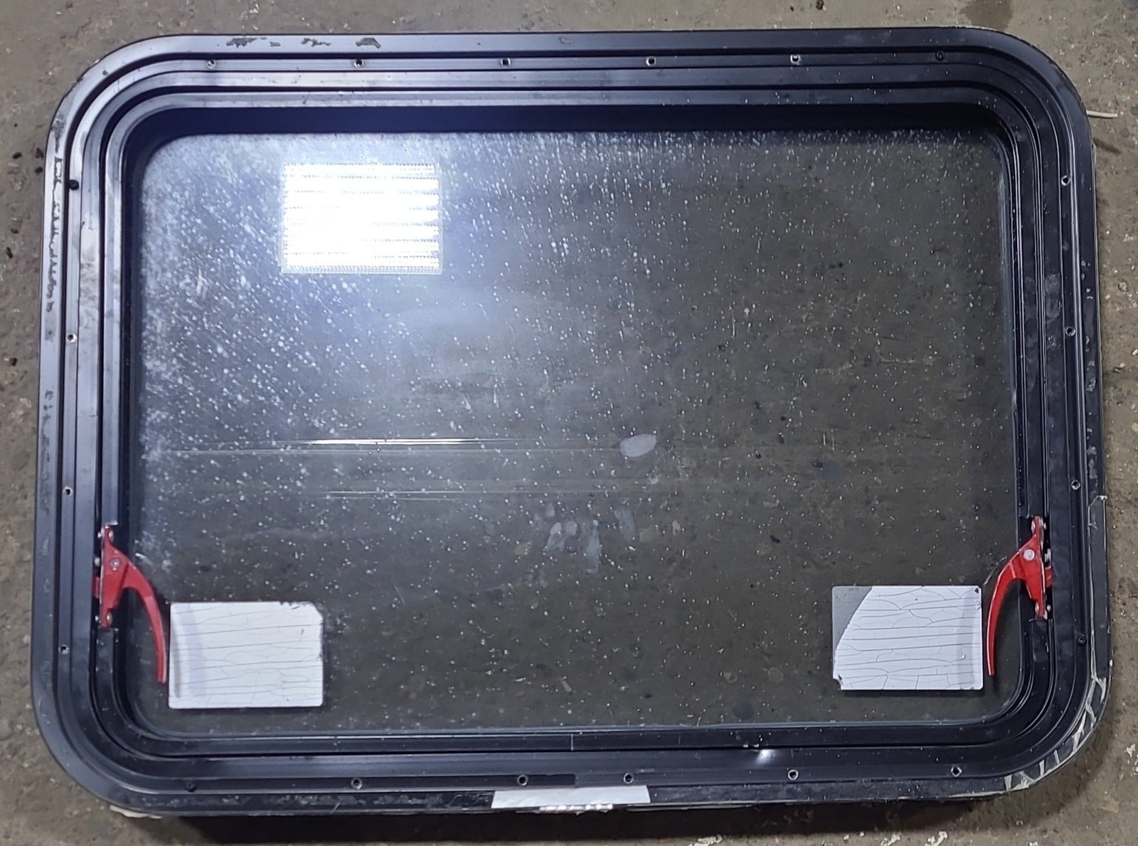 Used Black Radius Emergency Opening Window : 29 1/2