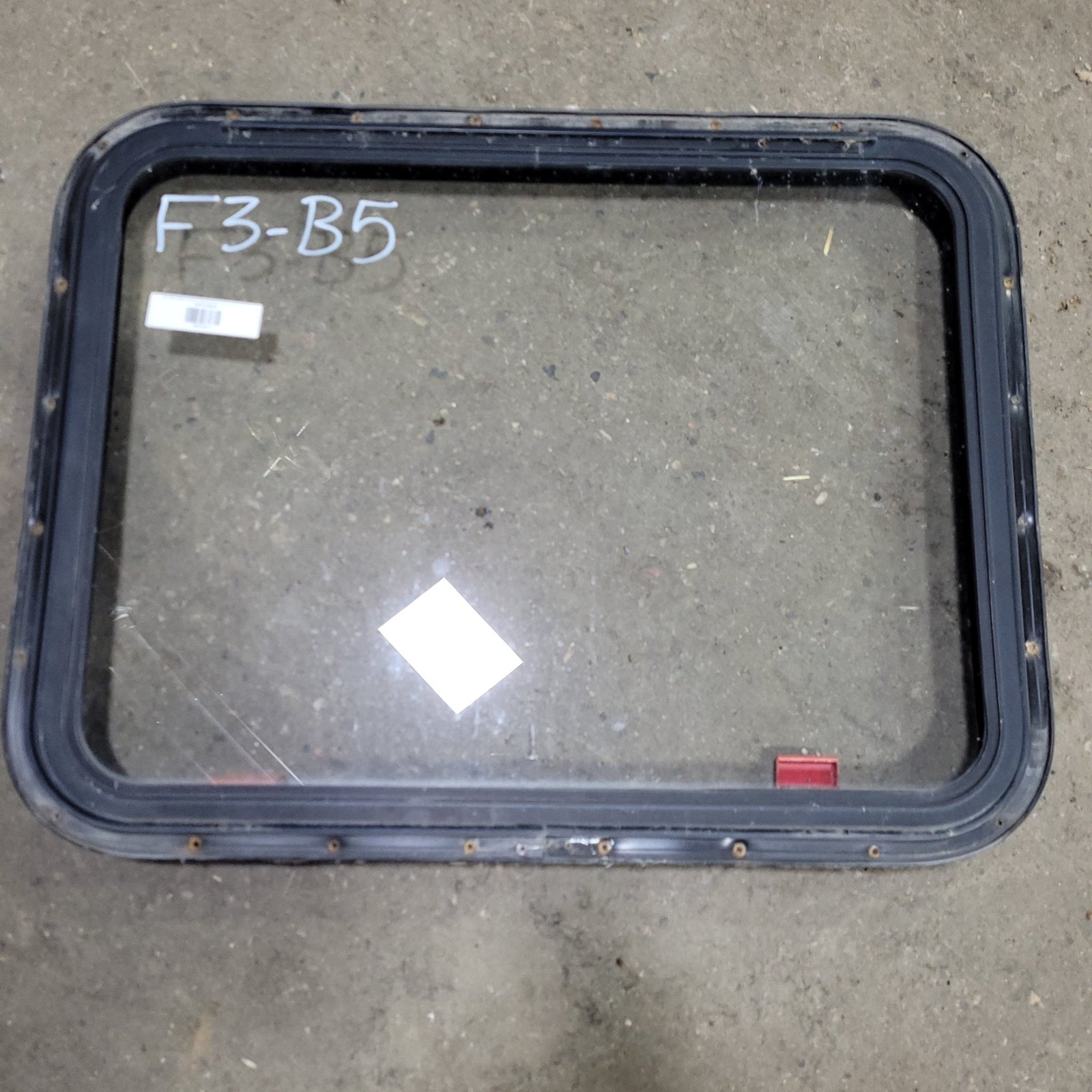 Used Black Radius Emergency Opening Window : 29 1/2