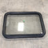 USED Black Radius Emergency Opening Window : 29 3/4" W X 21 3/4" H X 2" D - Young Farts RV Parts