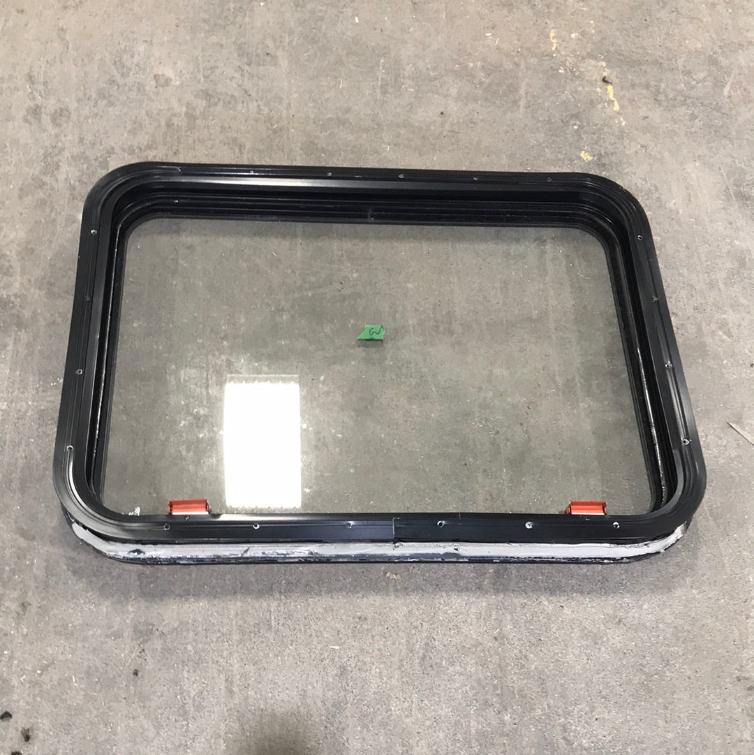 USED Black Radius Emergency Opening Window : 29 3/4