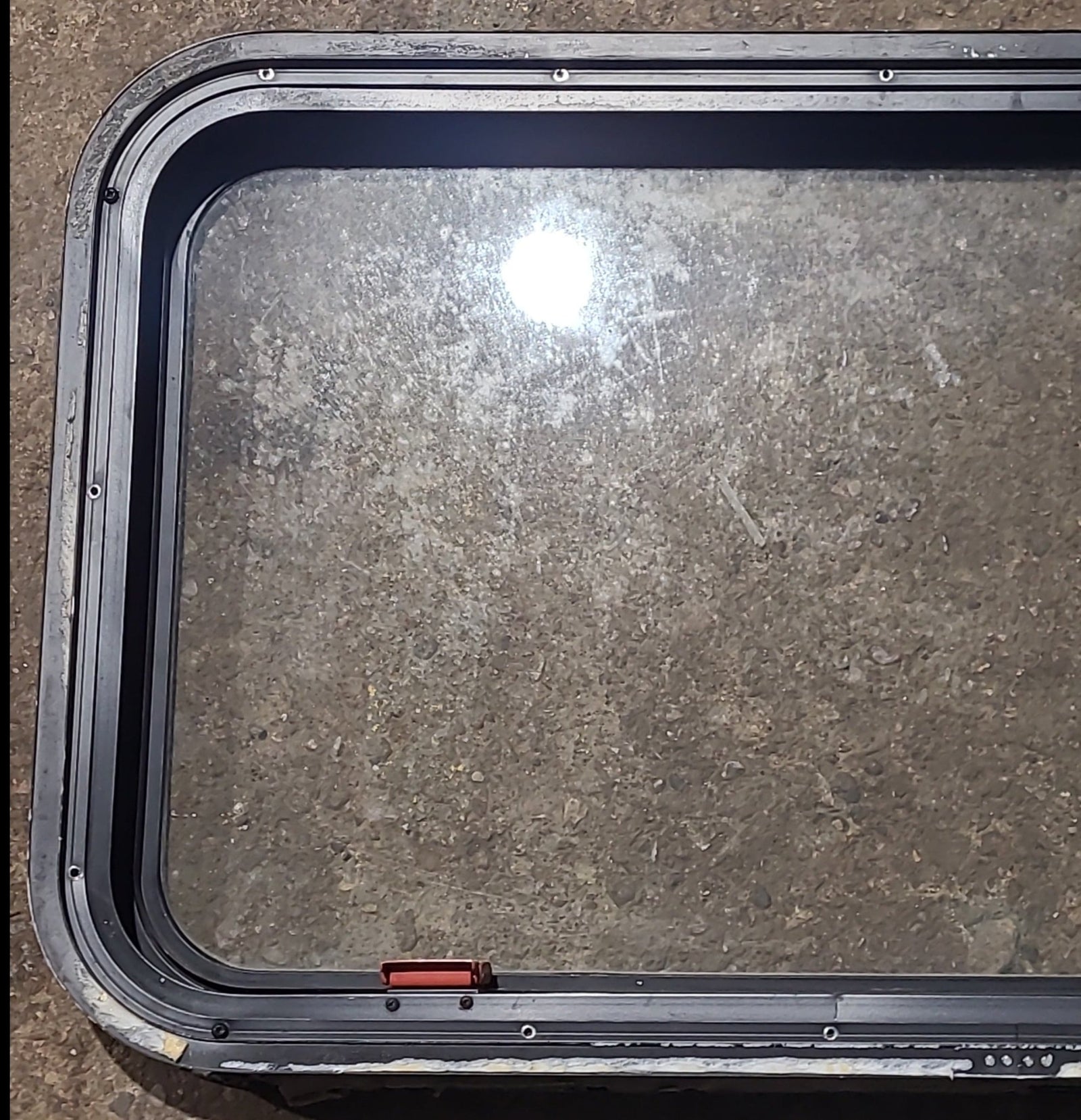 Used Black Radius Emergency Opening Window : 35 1/2