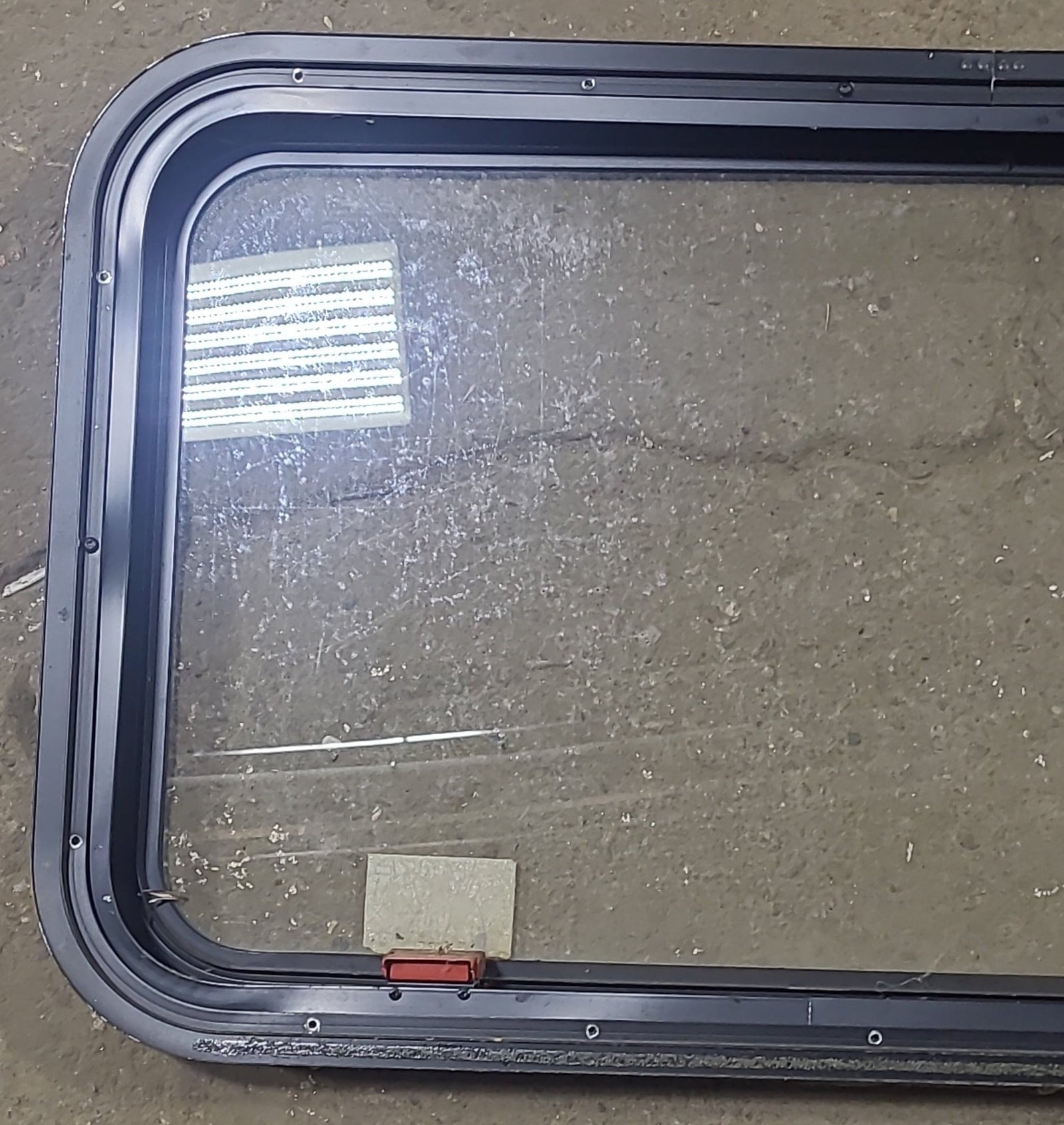 Used Black Radius Emergency Opening Window : 35 1/2