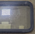Used Black Radius Emergency Opening Window : 35 1/2" W X 18 3/4" H X 1 3/4" D - Young Farts RV Parts