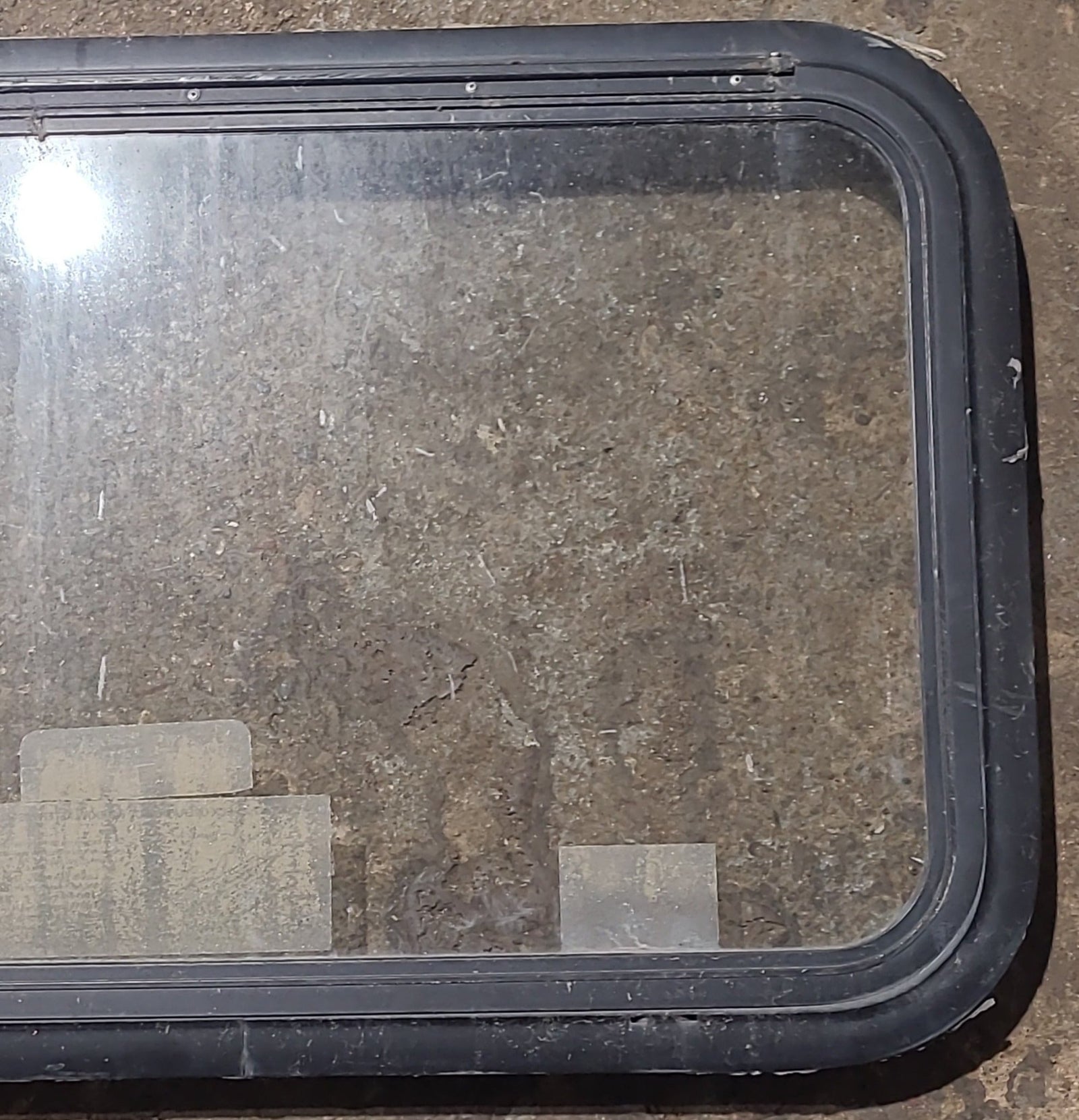 Used Black Radius Emergency Opening Window : 35 1/2
