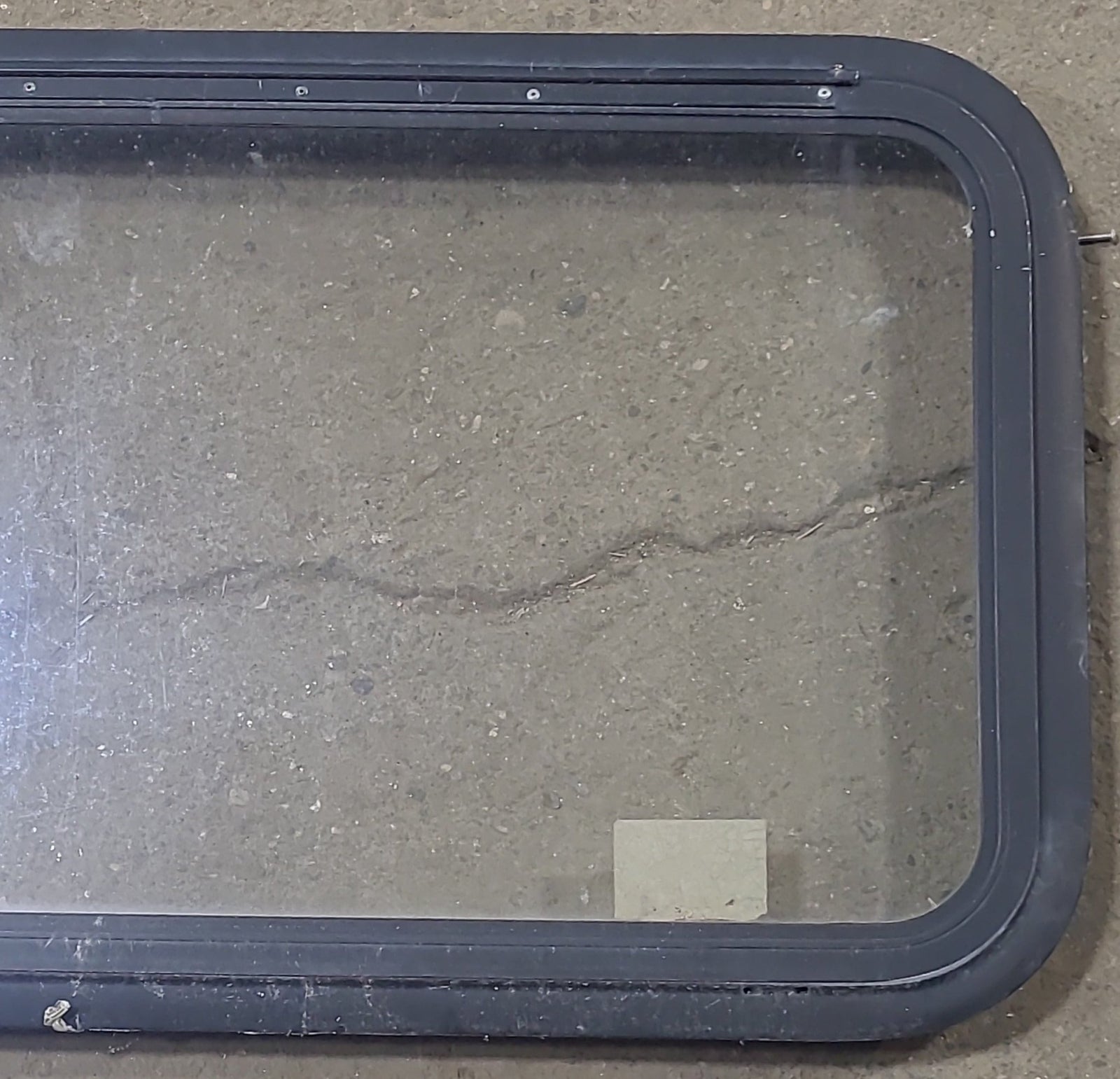 Used Black Radius Emergency Opening Window : 35 1/2