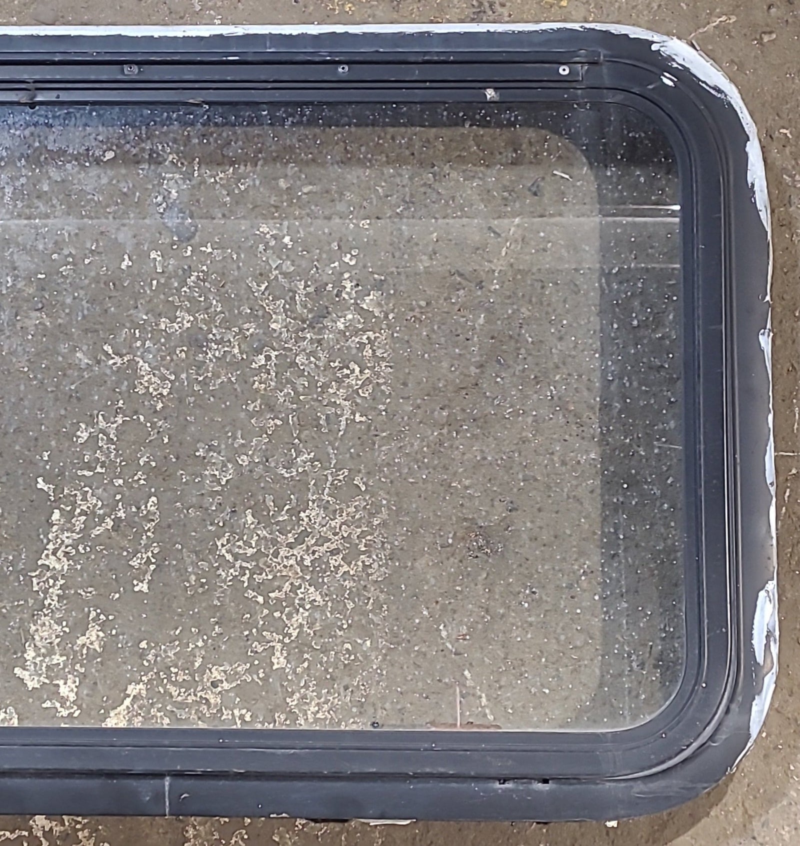 Used Black Radius Emergency Opening Window : 35 1/2