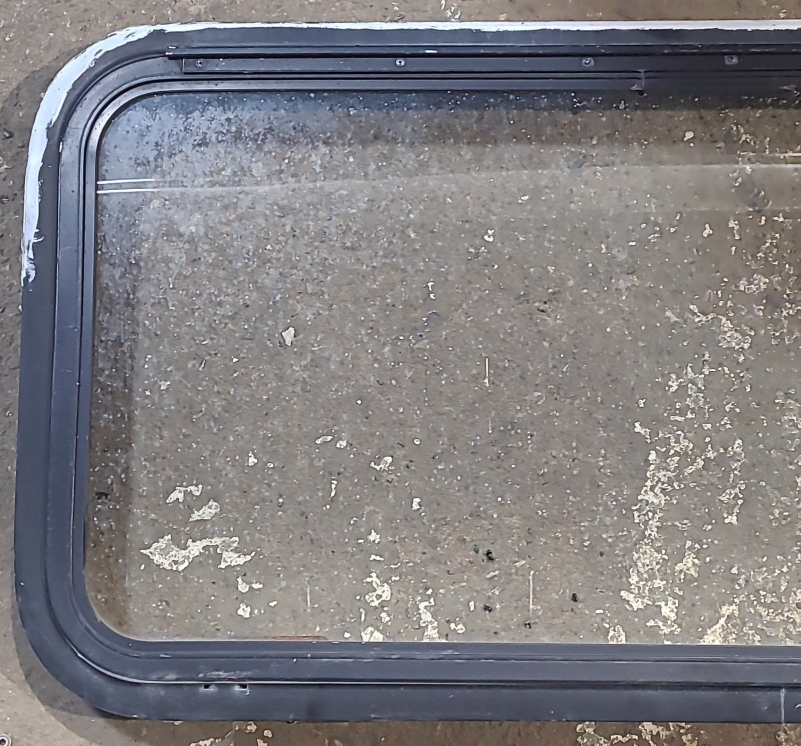 Used Black Radius Emergency Opening Window : 35 1/2