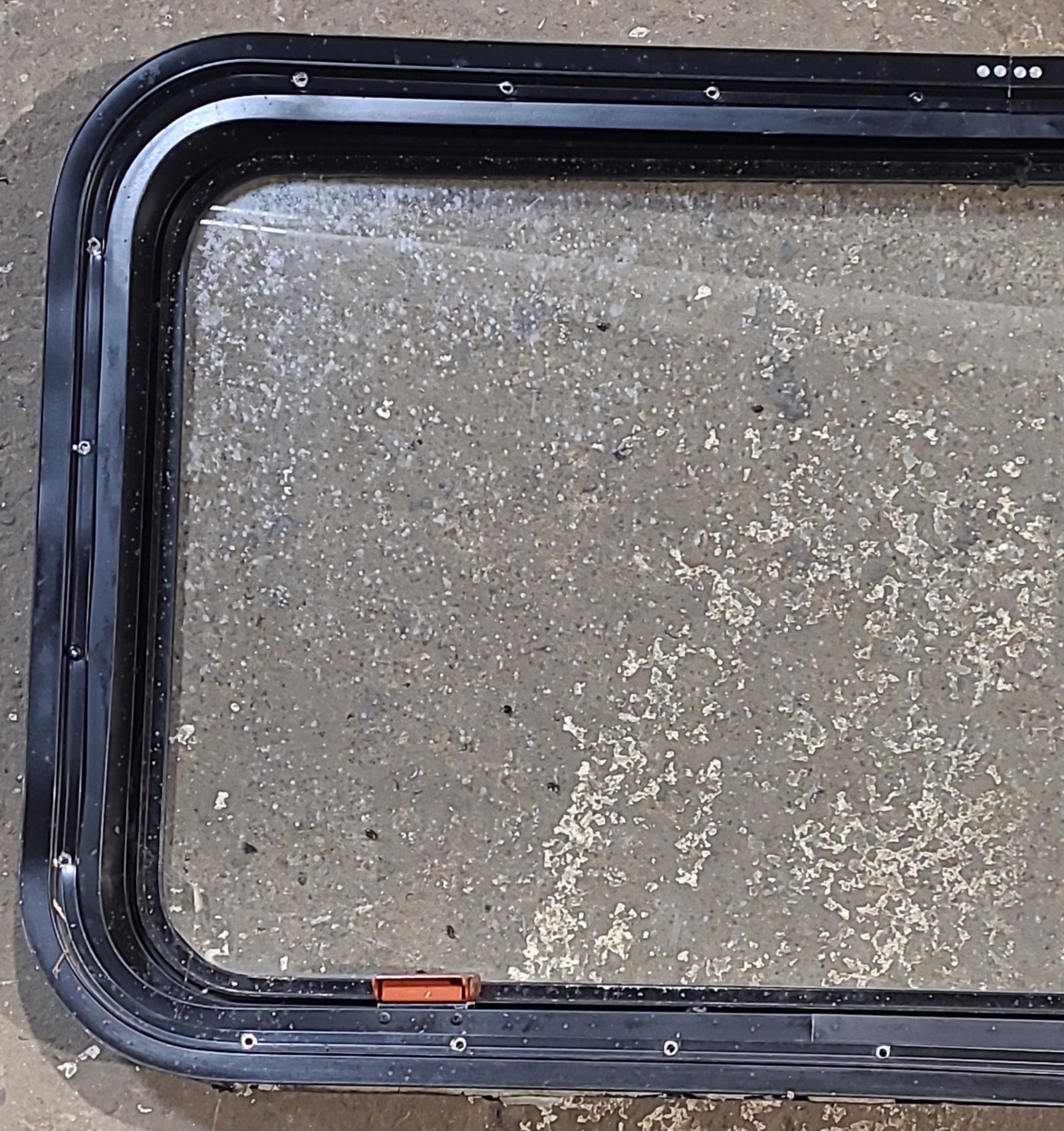 Used Black Radius Emergency Opening Window : 35 1/2