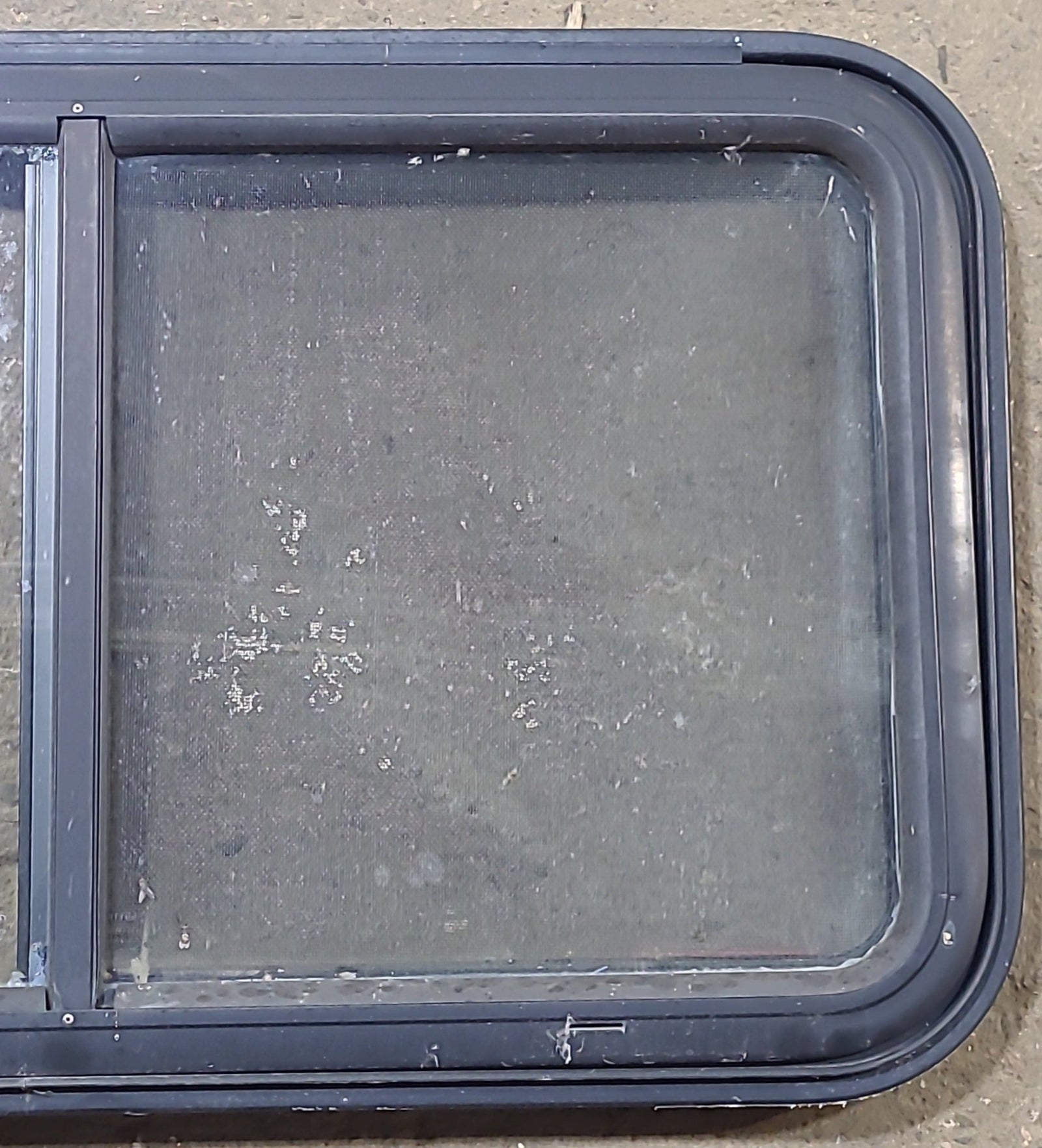 Used Black Radius Emergency Opening Window : 35 1/2