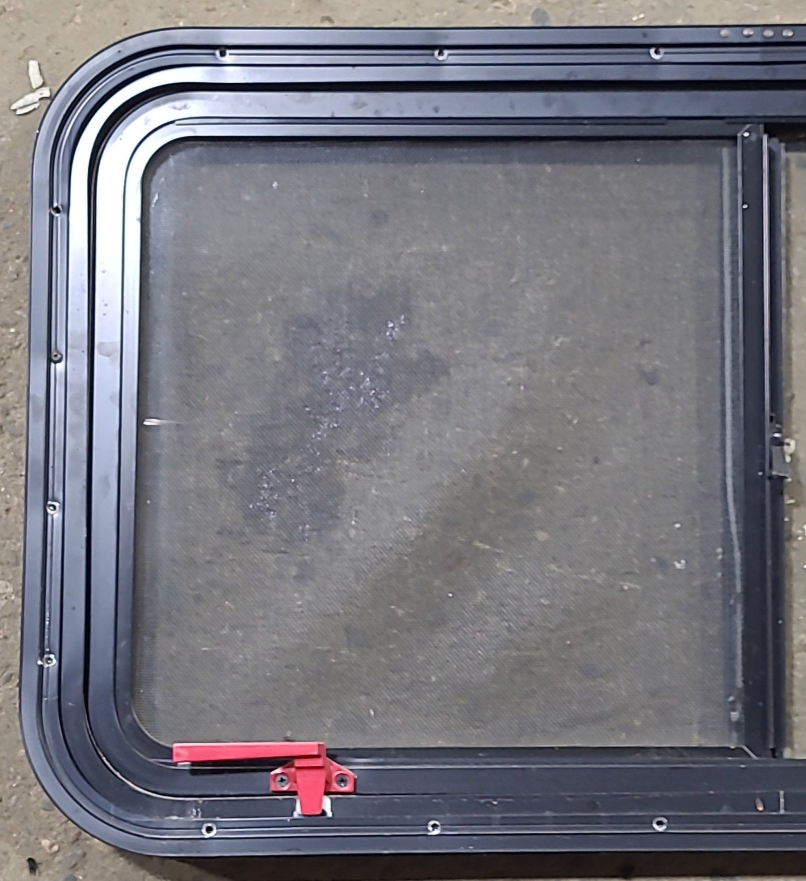 Used Black Radius Emergency Opening Window : 35 1/2