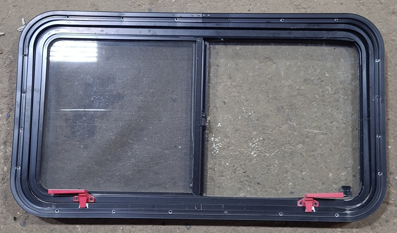 Used Black Radius Emergency Opening Window : 35 1/2