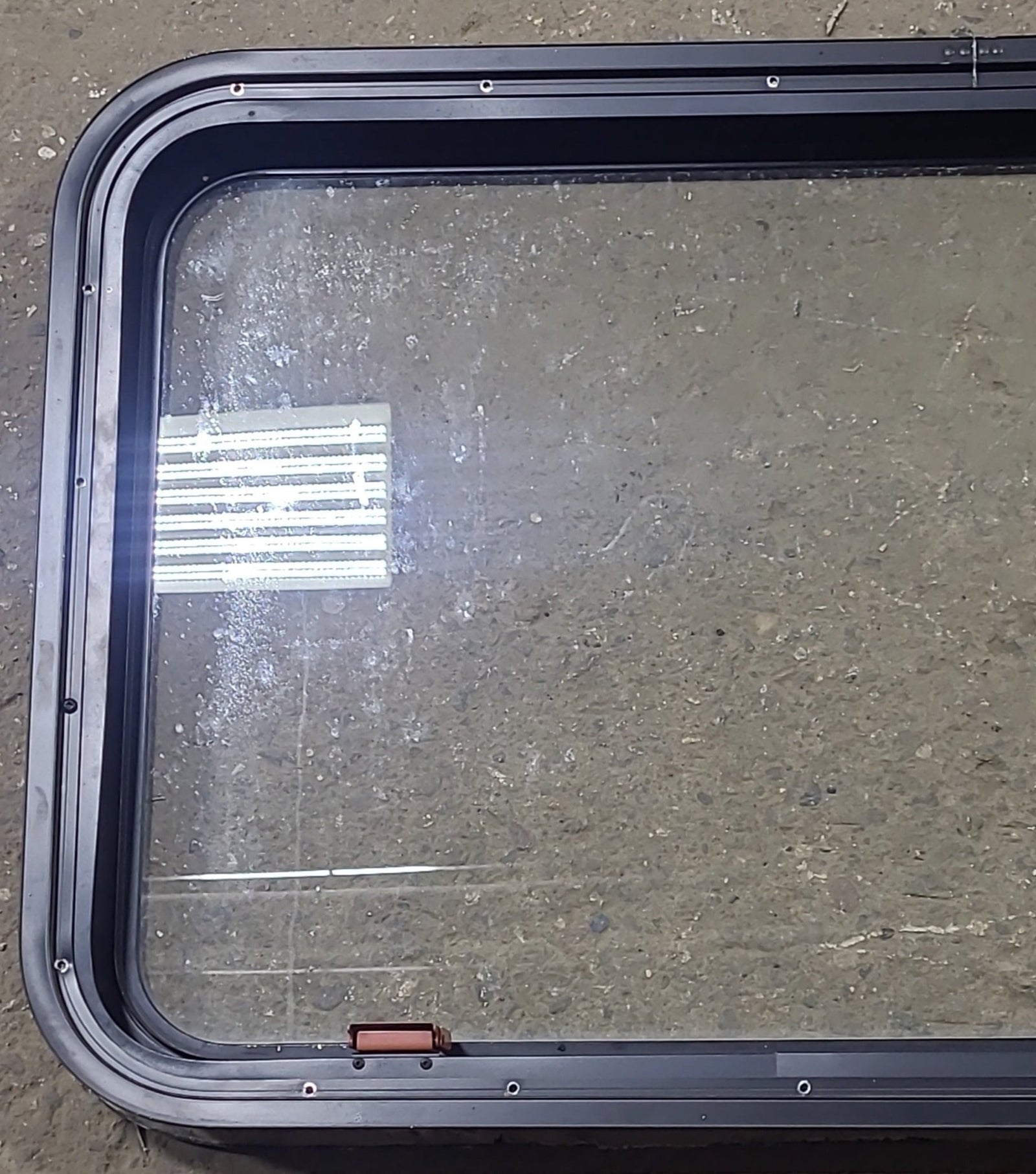 Used Black Radius Emergency Opening Window : 35 1/2