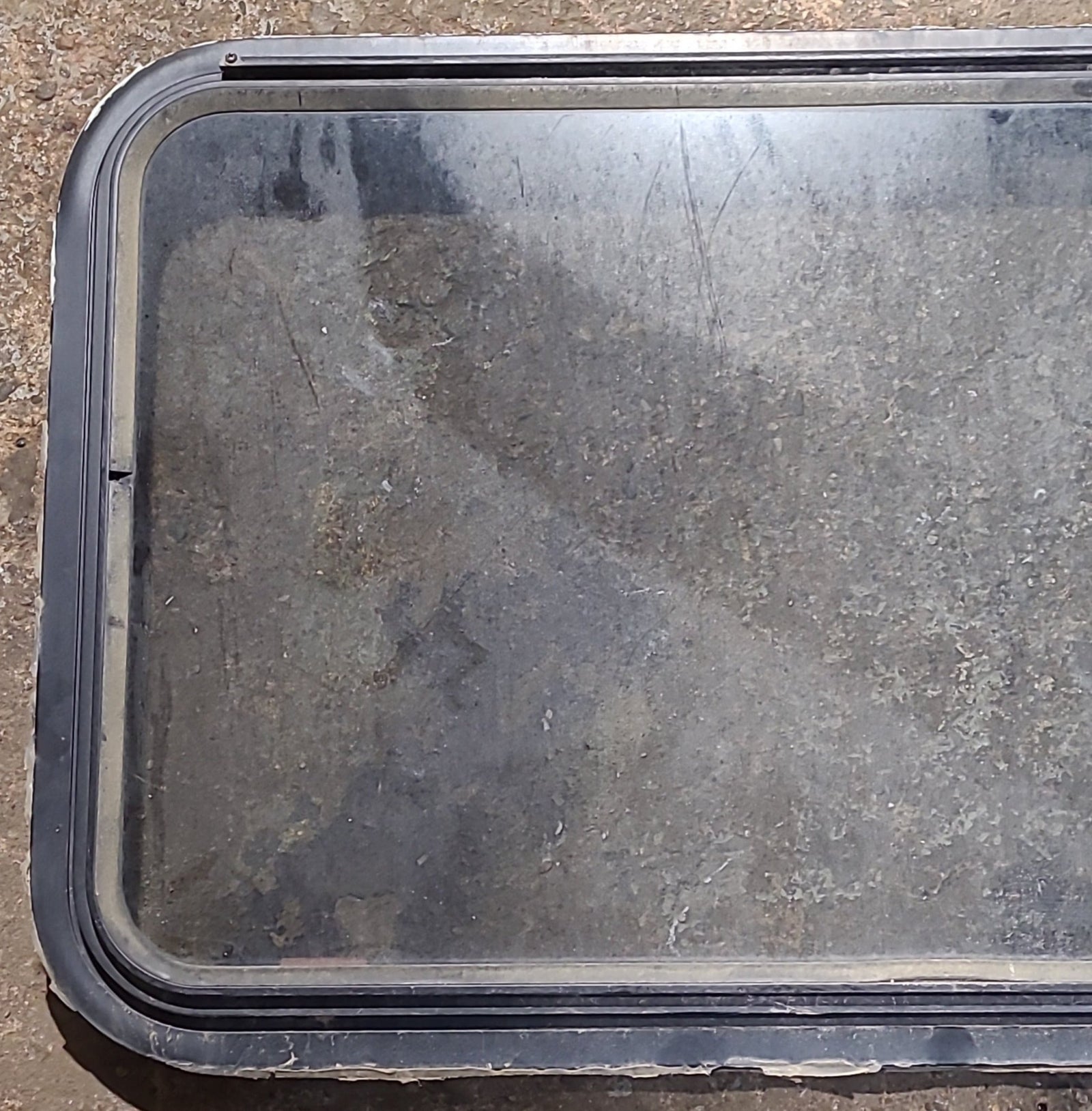 Used Black Radius Emergency Opening Window : 35 1/2