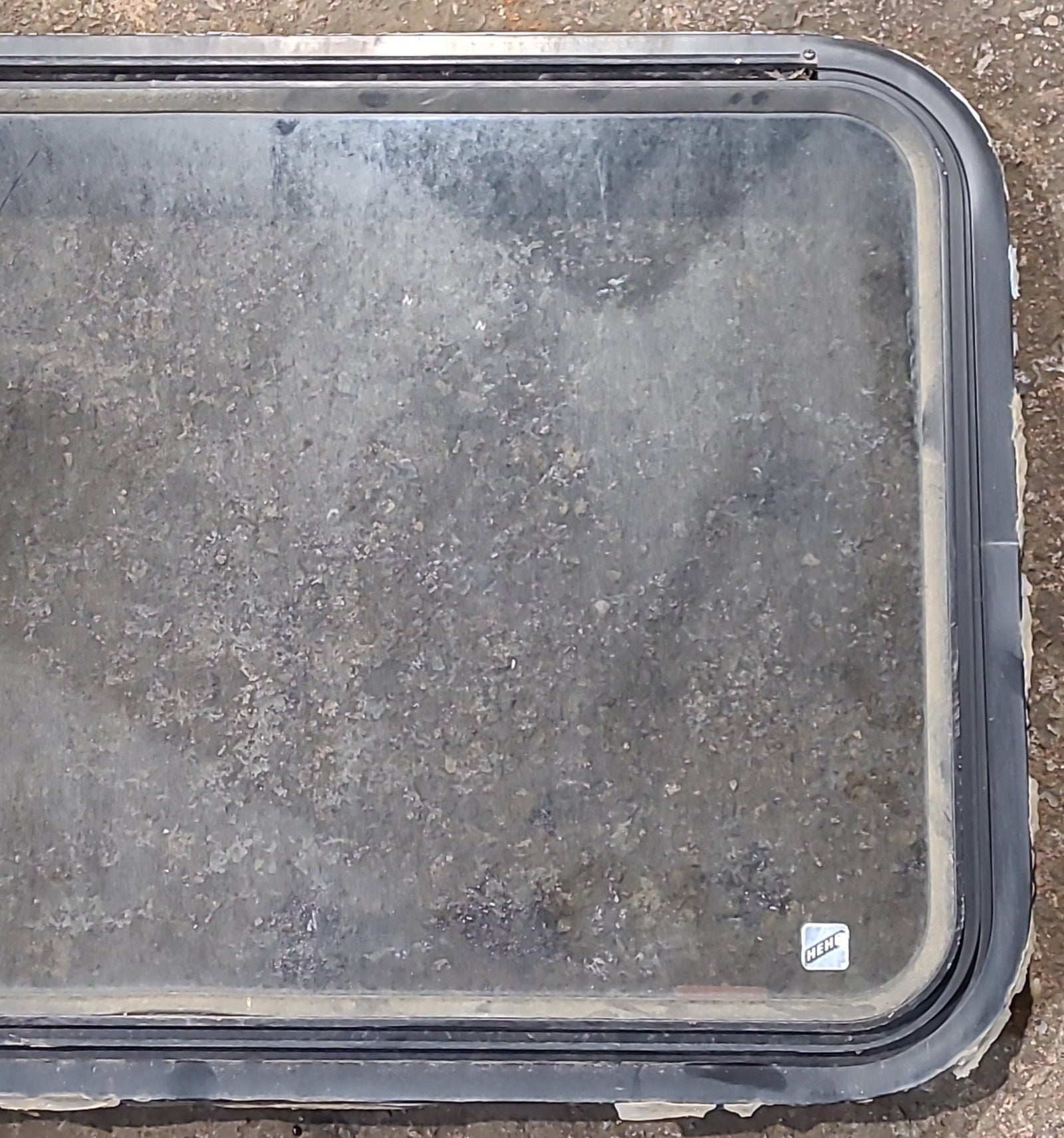 Used Black Radius Emergency Opening Window : 35 1/2