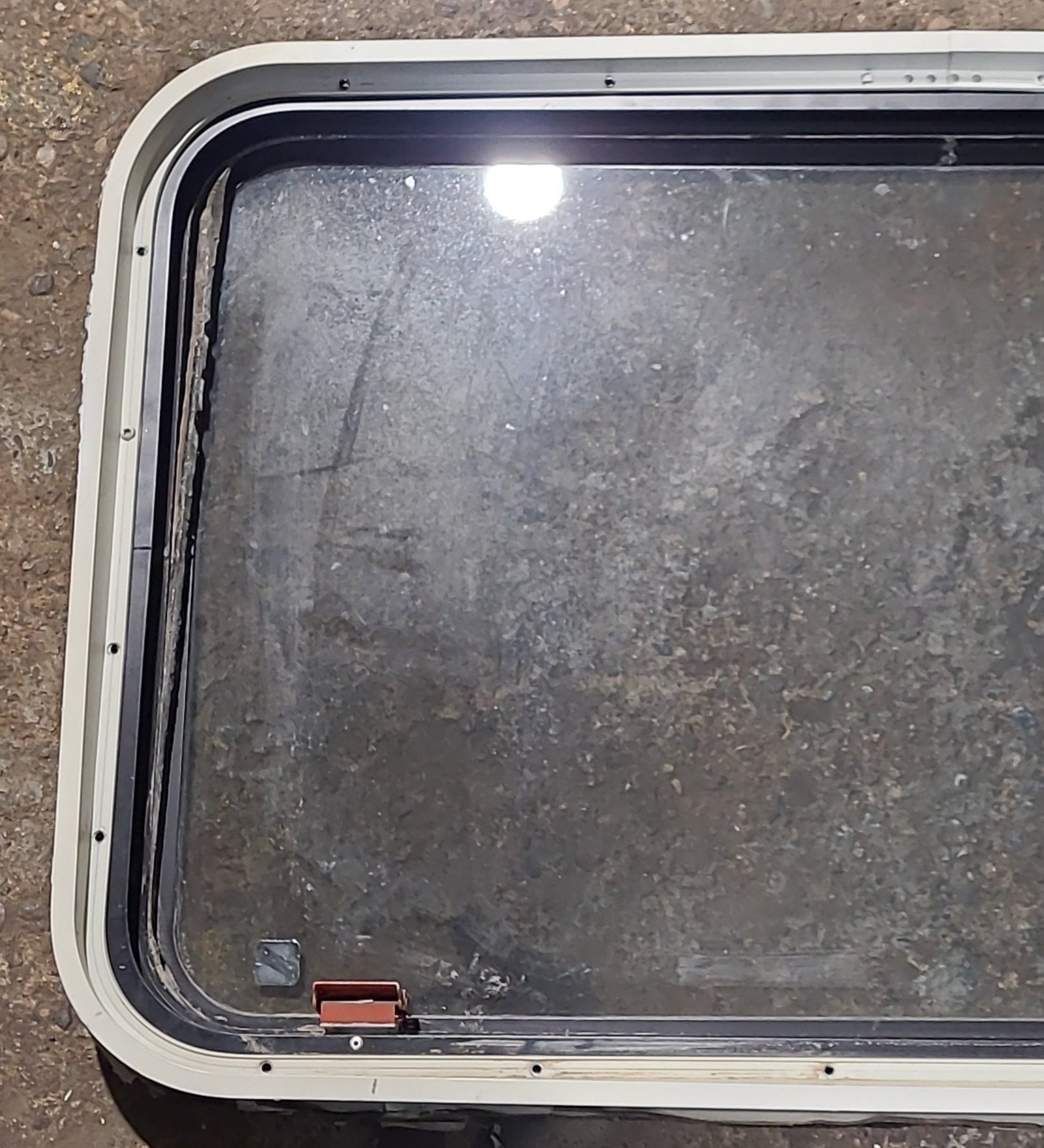 Used Black Radius Emergency Opening Window : 35 1/2