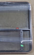 Used Black Radius Emergency Opening Window : 36 1/2" W x 36 3/4" H x 1 3/8" D - Young Farts RV Parts