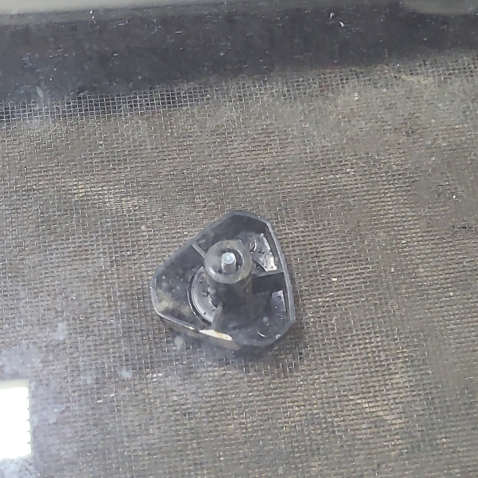 Used Black Radius Emergency Opening Window : 41 3/8