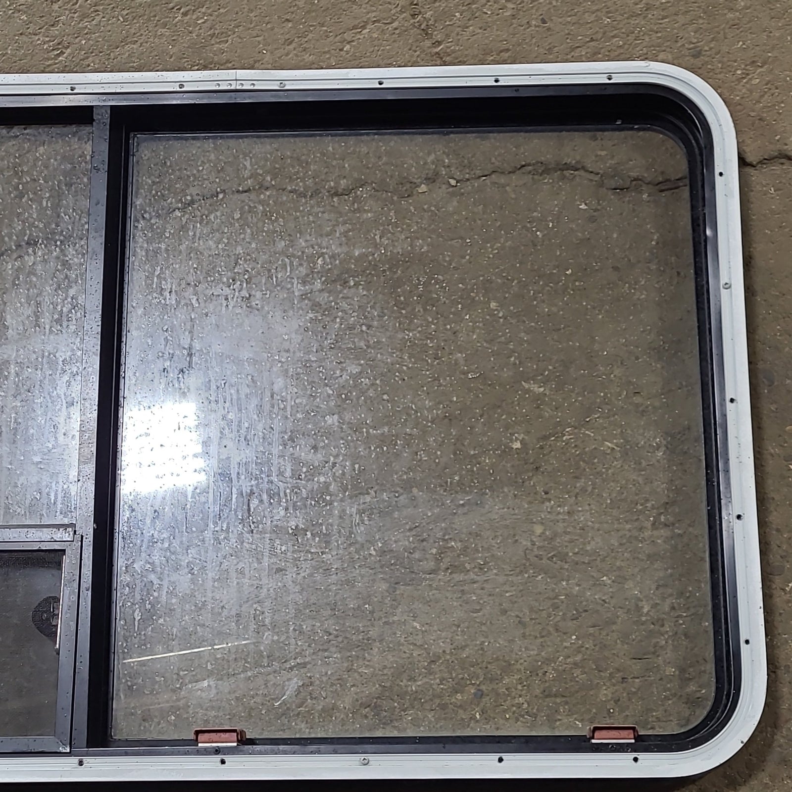Used Black Radius Emergency Opening Window : 41 3/8