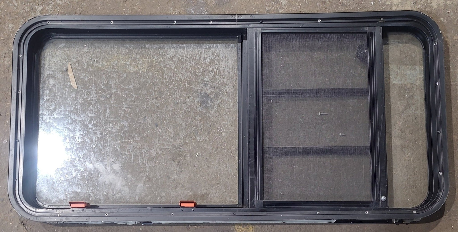 Used Black Radius Emergency Opening Window : 47 1/2
