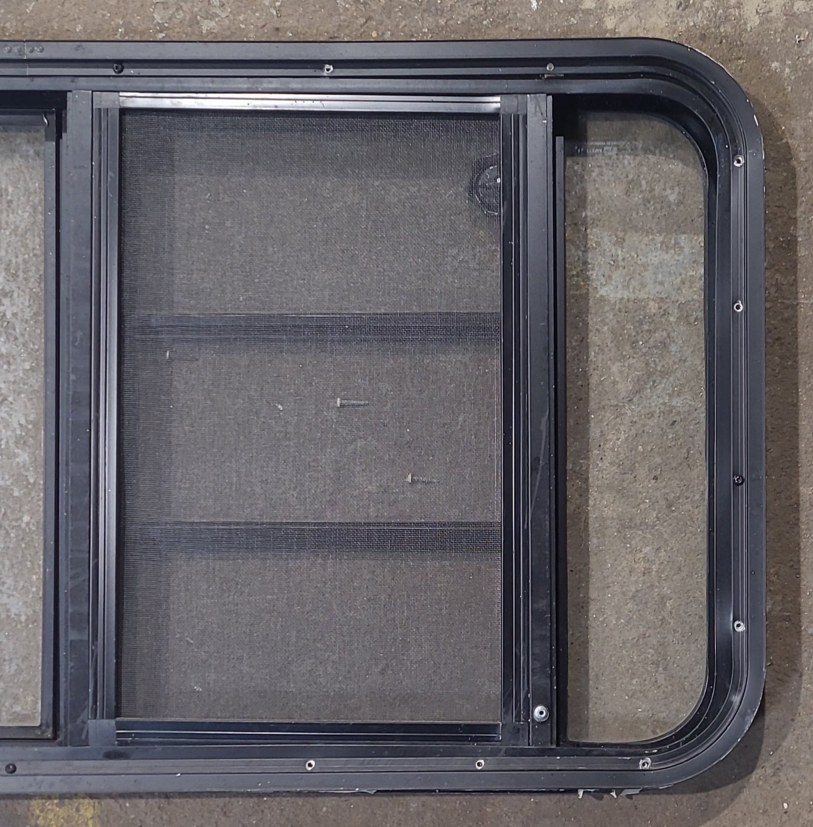 Used Black Radius Emergency Opening Window : 47 1/2