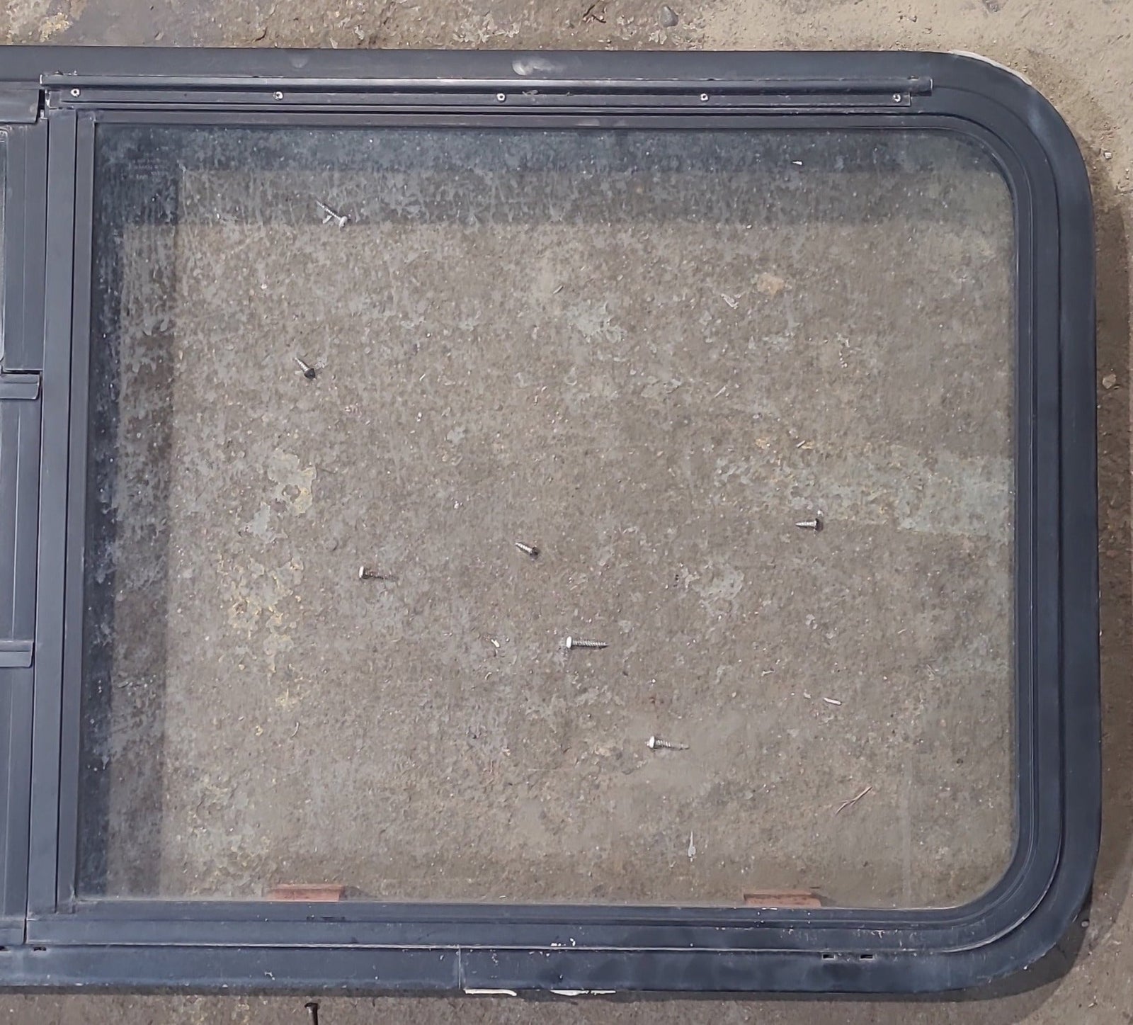 Used Black Radius Emergency Opening Window : 47 1/2